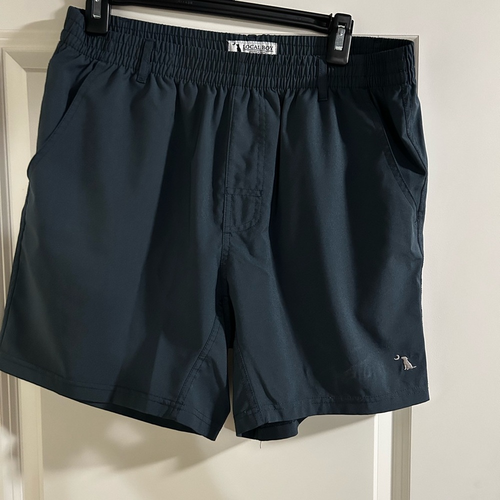 Dark Blue Athletic Shorts